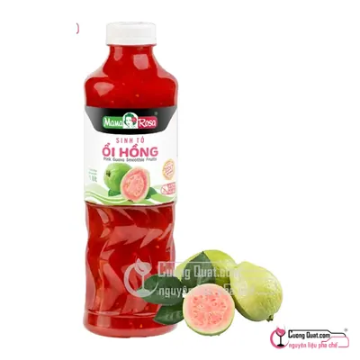 Mama Sinh Tố Ổi Hồng 1L, Chai 1L, thùng 12