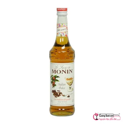 Monin Siro Kem Ý 700ml, Chai 700ml, thùng 6