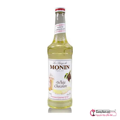 Monin Siro Sôcôla Trắng 700ml, Chai 700ml, thùng 6