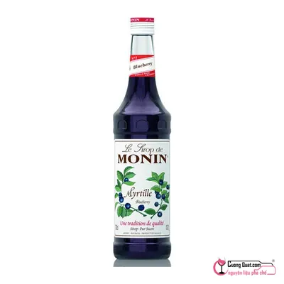 Monin Siro Việt Quất 700ml, Chai 700ml, thùng 6
