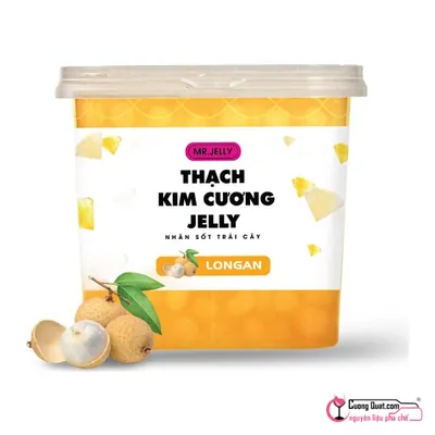 Mr Jelly Thạch Kim Cương Nhân Vị Nhãn 2.1kg, Hộp 2.1kg, thùng 6