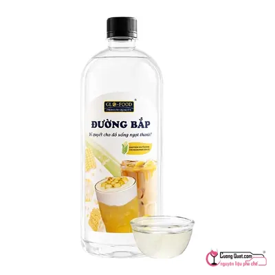 Nước Đường Bắp GloFood 1.3kg, Chai 1.3kg, thùng 12