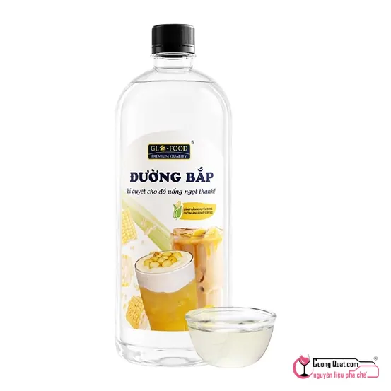 Nước Đường Bắp GloFood 1.3kg, Chai 1.3kg, thùng 12