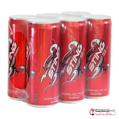 Nước Sting lon đỏ Việt Nam - Thùng 24 lon, Thùng