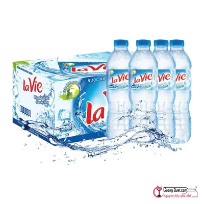 Nước suối Lavie 500ml - Thùng 24 chai, Thùng 500ml