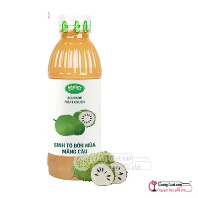 Osterberg Sinh Tố Mãng Cầu 1L, Chai 1L, thùng 12