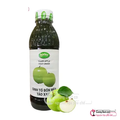 Osterberg Sinh Tố Táo Xanh 1L, Chai 1L, thùng 12