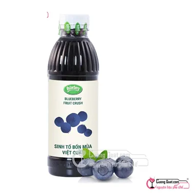 Osterberg Sinh Tố Việt Quất 1L, Chai 1L, thùng 12