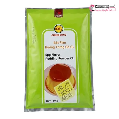 Pudding Trứng Chính Long 500g, Gói 500g, thùng 12