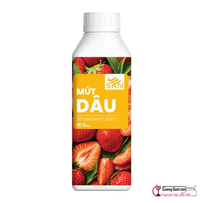 San Mứt Dâu 1kg, Chai 1kg, thùng 12