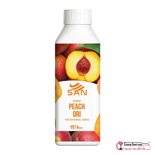 San Siro Đào Ori 1kg, Chai 1kg, thùng 12