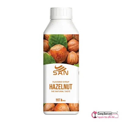 San Siro Hương Hạt Phỉ 1kg, Chai 1kg, thùng 12
