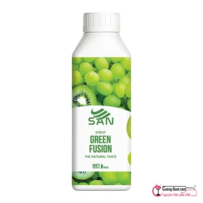 San Siro Kiwi - Nho Xanh 1kg, Chai 1kg, thùng 12