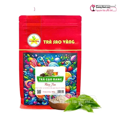 Sao Vàng Trà Gạo Rang Nhật 400g, Gói 400g