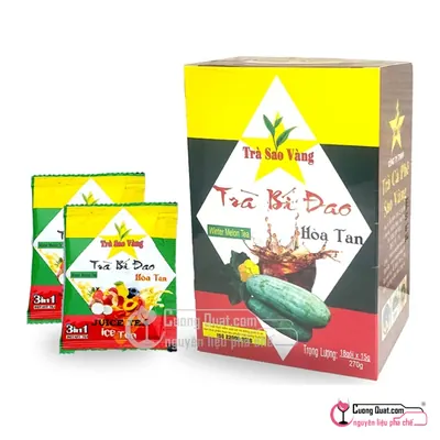 Sao Vàng Trà Hòa Tan Bí Đao 270g, Hộp 270g