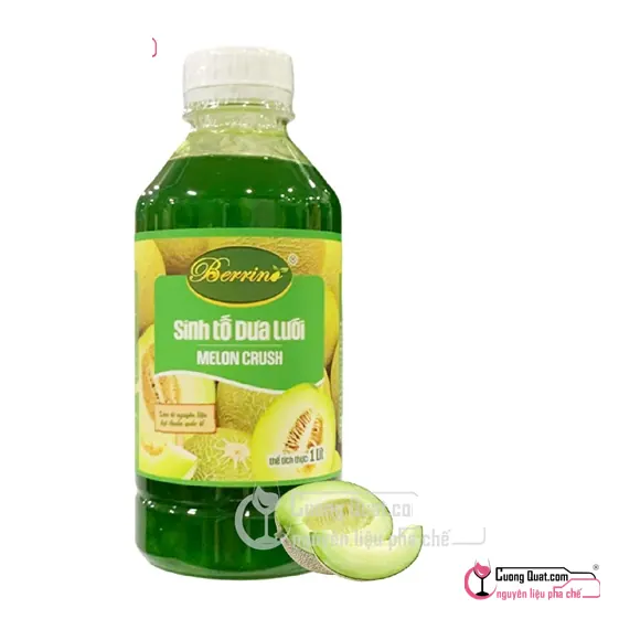 Sinh Tố Berrino Dưa Lưới 1L, Chai 1L, thùng 12