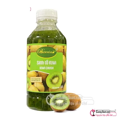 Sinh Tố Berrino Kiwi 1L, Chai 1L, thùng 12