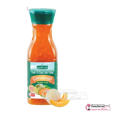 Sinh Tố GDF Dưa Lưới Vàng 1L, Chai 1L, thùng 12