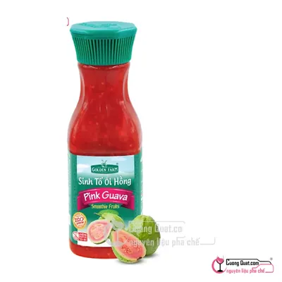 Sinh Tố GDF Ổi Hồng 1L, Chai 1L, thùng 12