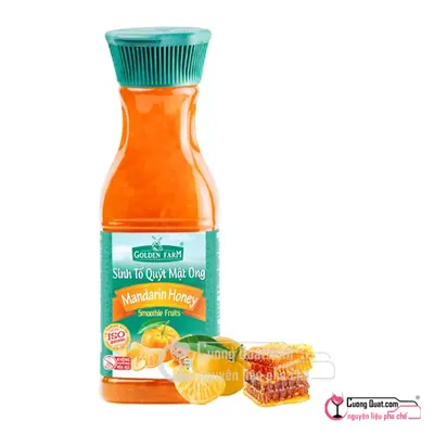 Sinh Tố GDF Quýt Mật Ong 1L, Chai 1L, thùng 12