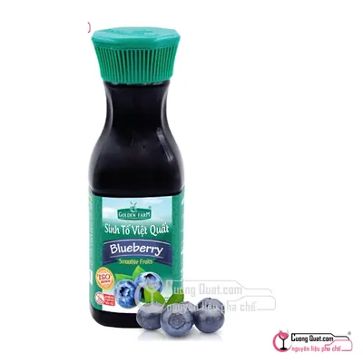 Sinh Tố GDF Việt Quất 1L, Chai 1L, thùng 12