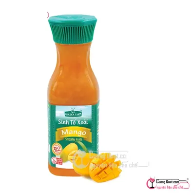 Sinh Tố GDF Xoài 1L, Chai 1L, thùng 12