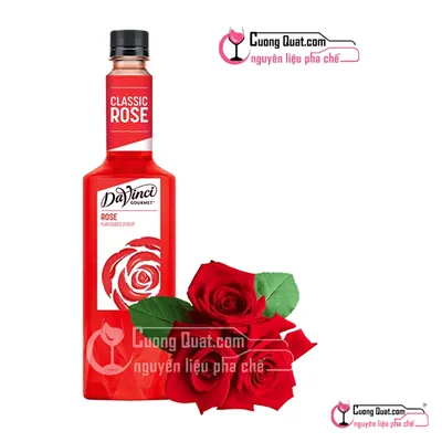 Siro Davinci Hoa Hồng 750ml, Chai 750ml, thùng 12