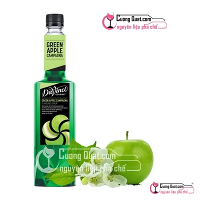 Siro Davinci Táo Xanh 750ml, Chai 750ml, thùng 12