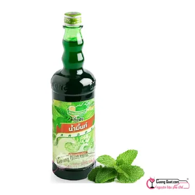 Siro Dingfong Bạc Hà 760ml, Chai 760ml, thùng 12