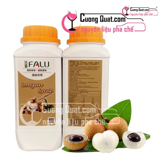 Siro Falu Nhãn 1.3kg, Chai 1.3kg, thùng 12
