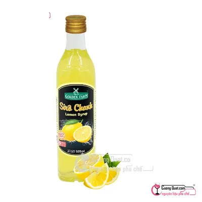 Siro GDF Chanh 520ml, Chai 520ml, thùng 12