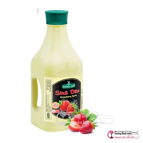 Siro GDF Dâu 2L, Chai 2L, thùng 6