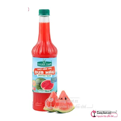Siro GDF Dưa Hấu Đậm Đặc 700ml, Chai 700ml, thùng 12