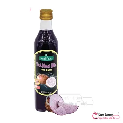 Siro GDF Khoai Môn 520ml, Chai 520ml, thùng 12