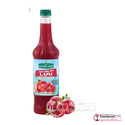 Siro GDF Lựu Đậm Đặc 700ml, Chai 700ml, thùng 12