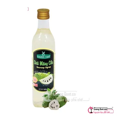 Siro GDF Mãng Cầu 520ml, Chai 520ml, thùng 12