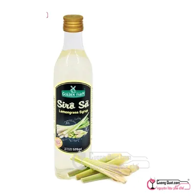 Siro GDF Sả 520ml, Chai 520ml, thùng 12