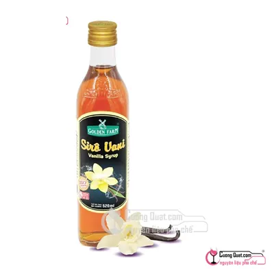 Siro GDF Vani 520ml, Chai 520ml, thùng 12