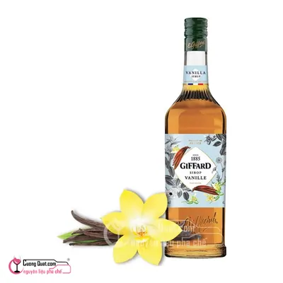 Siro Giffard Vanilla 1L, Chai 1L, thùng 6