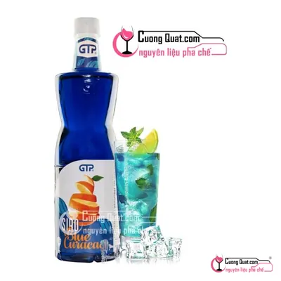 Siro GTP Blue Curacao 1.3kg, Chai 1.3kg, thùng 12