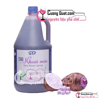 Siro GTP Khoai Môn 2.5kg, Chai 2.5kg, thùng 6