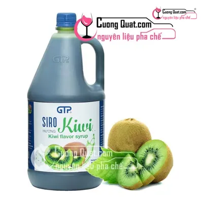 Siro GTP Kiwi 2.5kg, Chai 2.5kg, thùng 6