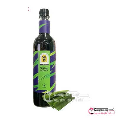 Siro Hestia Lá Dứa 750ml, Chai 750ml, thùng 12