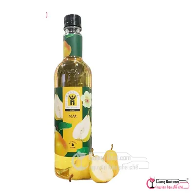 Siro Hestia Lê Vàng 750ml, Chai 750ml, thùng 12