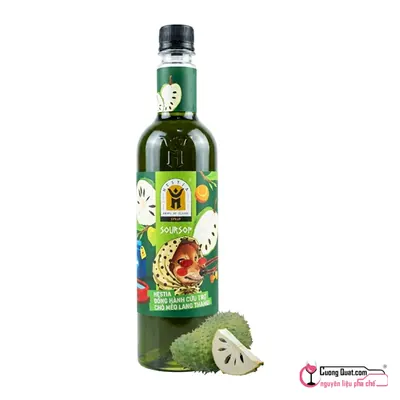 Siro Hestia Mãng Cầu 750ml, Chai 750ml, thùng 12