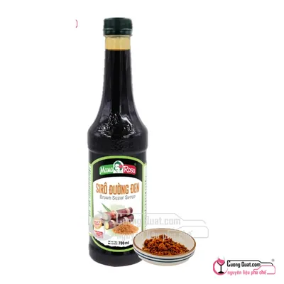 Siro Mama 700ml Đường Đen, Chai 700ml, thùng 12