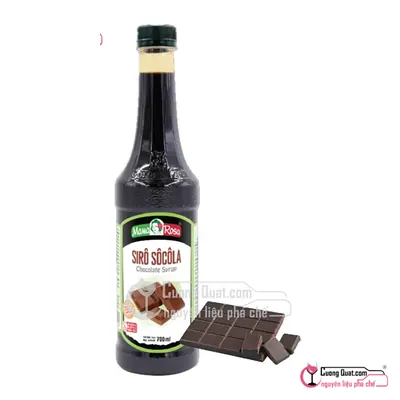 Siro Mama 700ml Socola, Chai 700ml, thùng 12