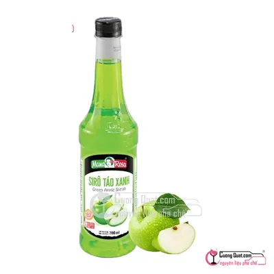 Siro Mama 700ml Táo Xanh, Chai 700ml, thùng 12