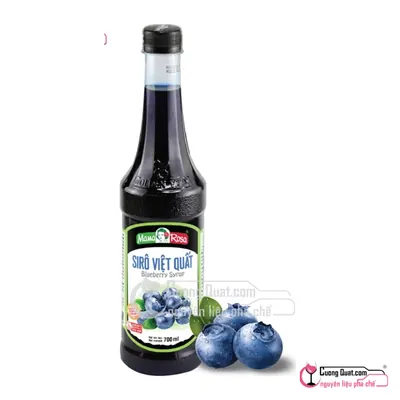 Siro Mama 700ml Việt Quất, Chai 700ml, thùng 12