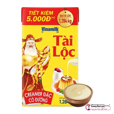 Sữa Đặc Tài Lộc 1.284kg, Hộp 1.284kg, thùng 12